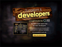 Tablet Screenshot of dungeonsanddevelopers.com